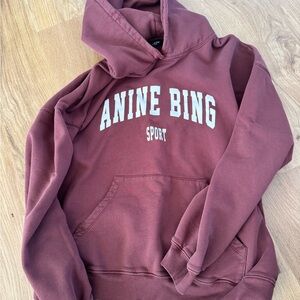 Anine Bing Sport Dusty Rose Hoodie